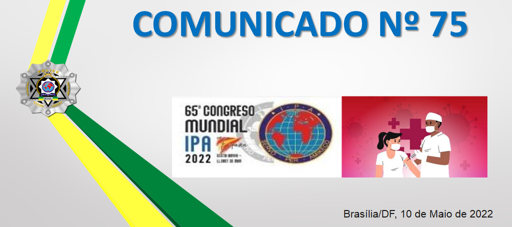 COMUNICADO GERAL N° 75/2022 IPA Brasil